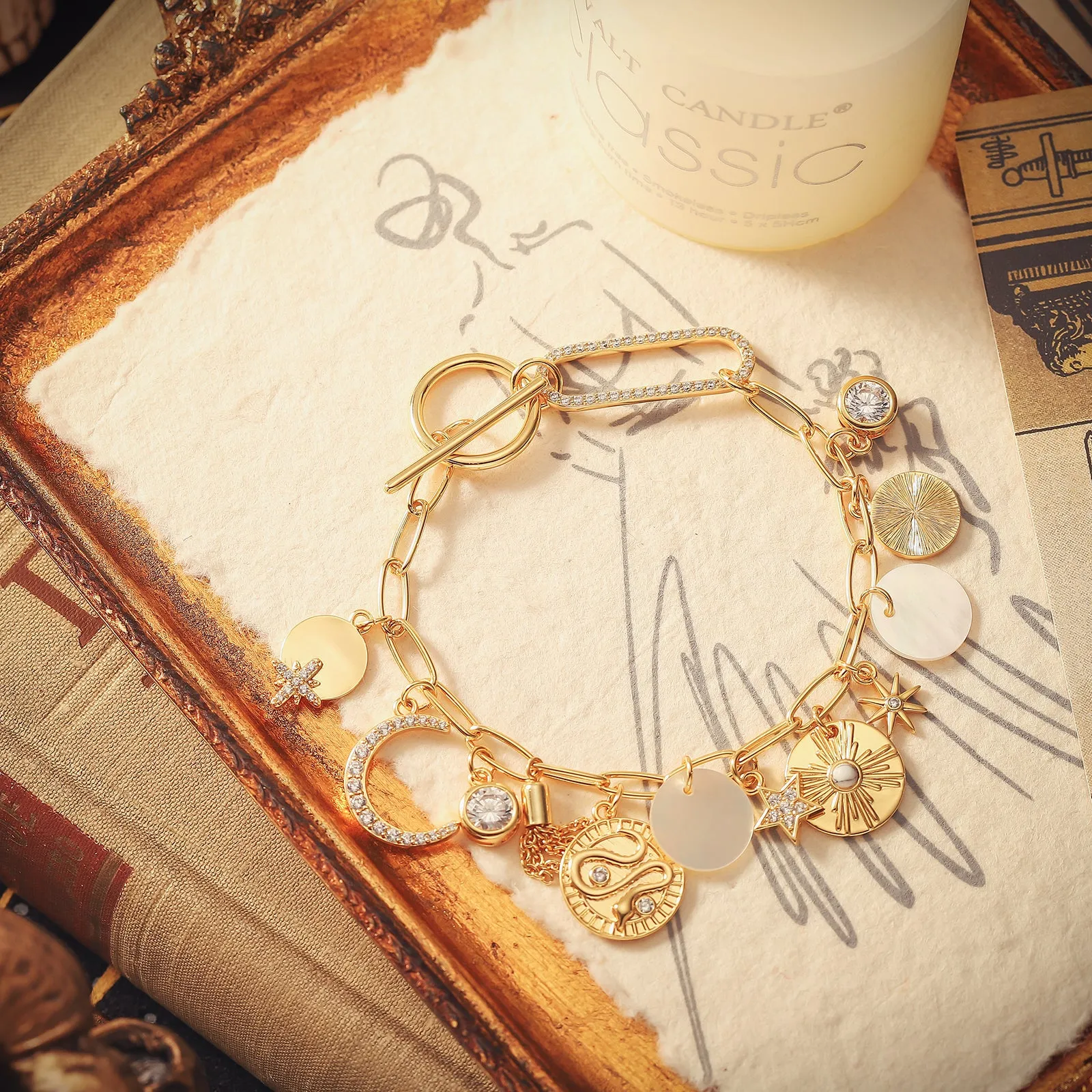 Moon and Star Bracelet sold by Selenichast product image thumbnail 5