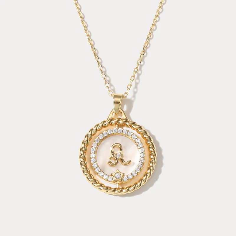 Leo Galaxy Constellation Pendant Necklace sold by Selenichast