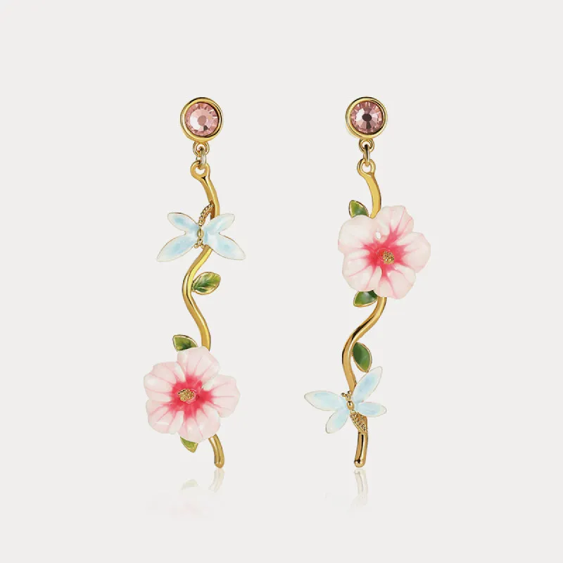 Hibiscus Earrings sold by Selenichast