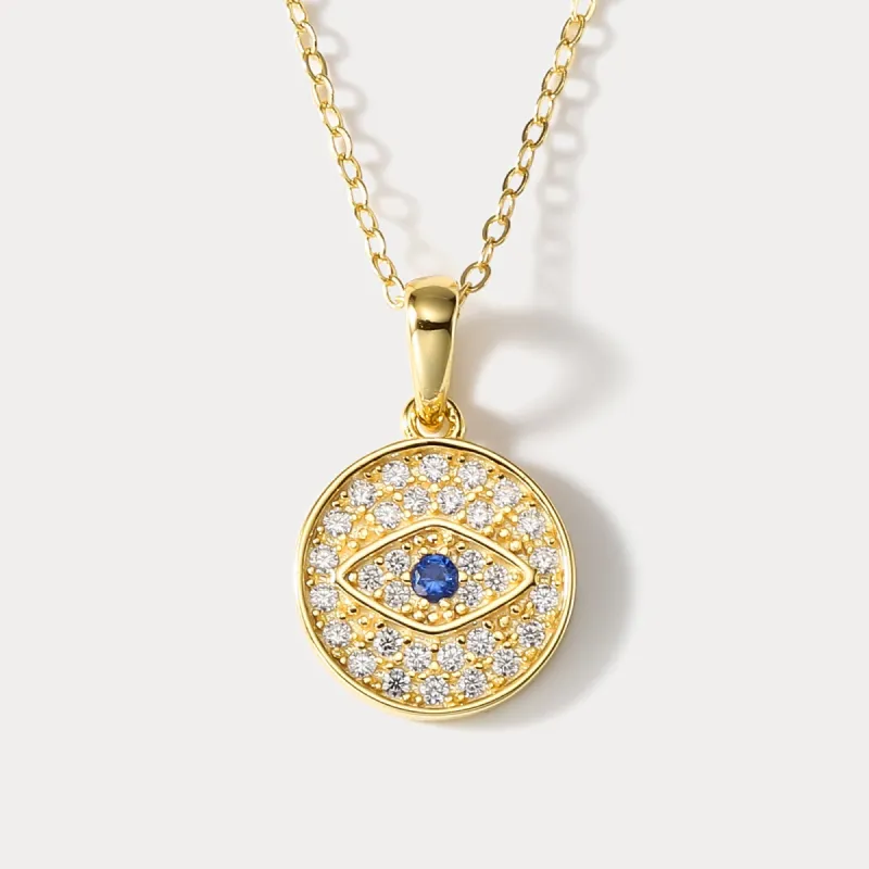 Evil Eye Necklace sold by Selenichast