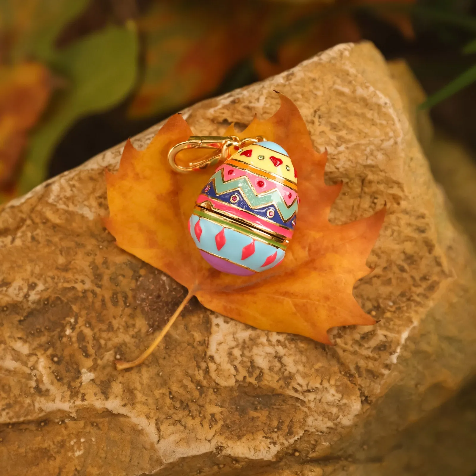 Snake Zodiac Easter Egg Necklace sold by Selenichast product image thumbnail 4