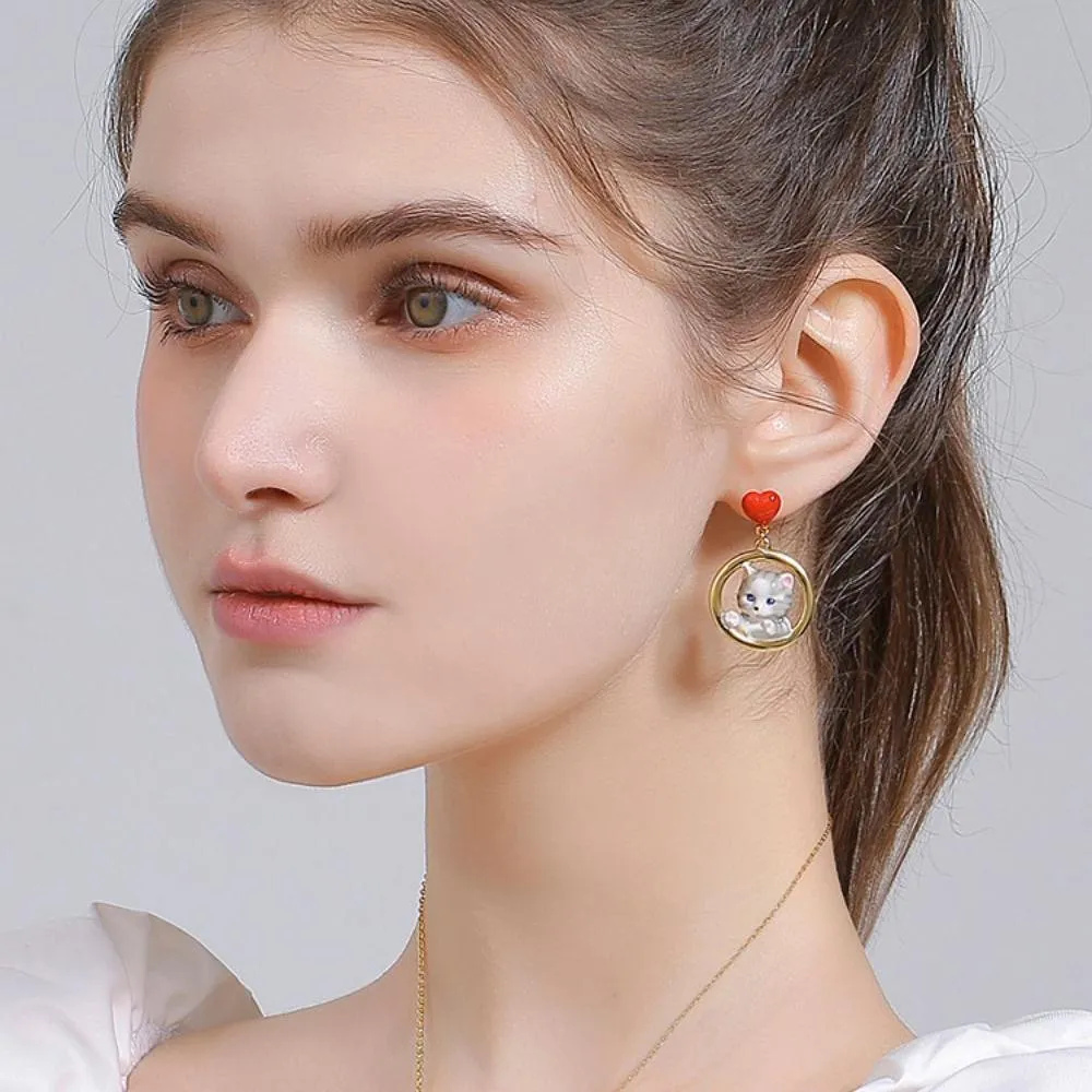 American Shorthair Cat Earrings sold by Selenichast product image thumbnail 5