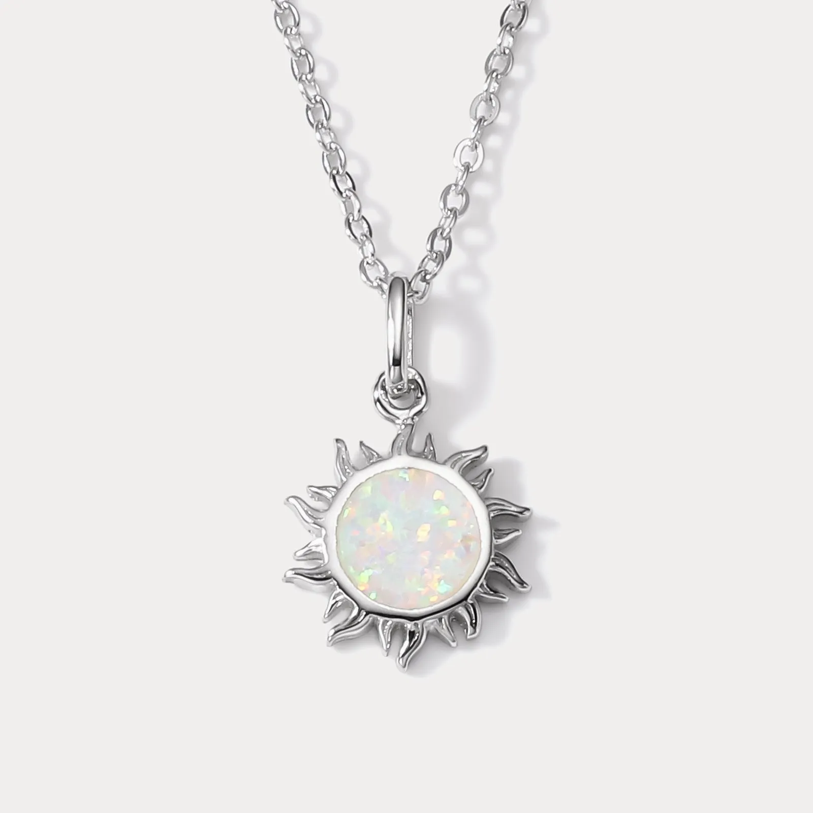 Silver Sun Necklace sold by Selenichast