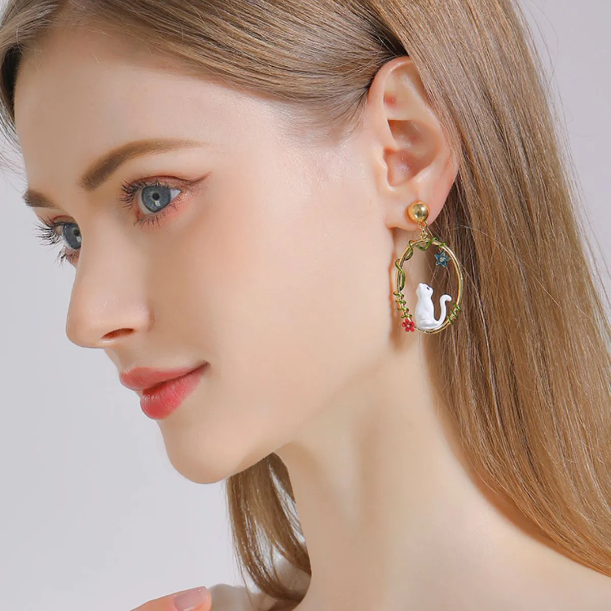 Black Cat Earrings sold by Selenichast product image thumbnail 2