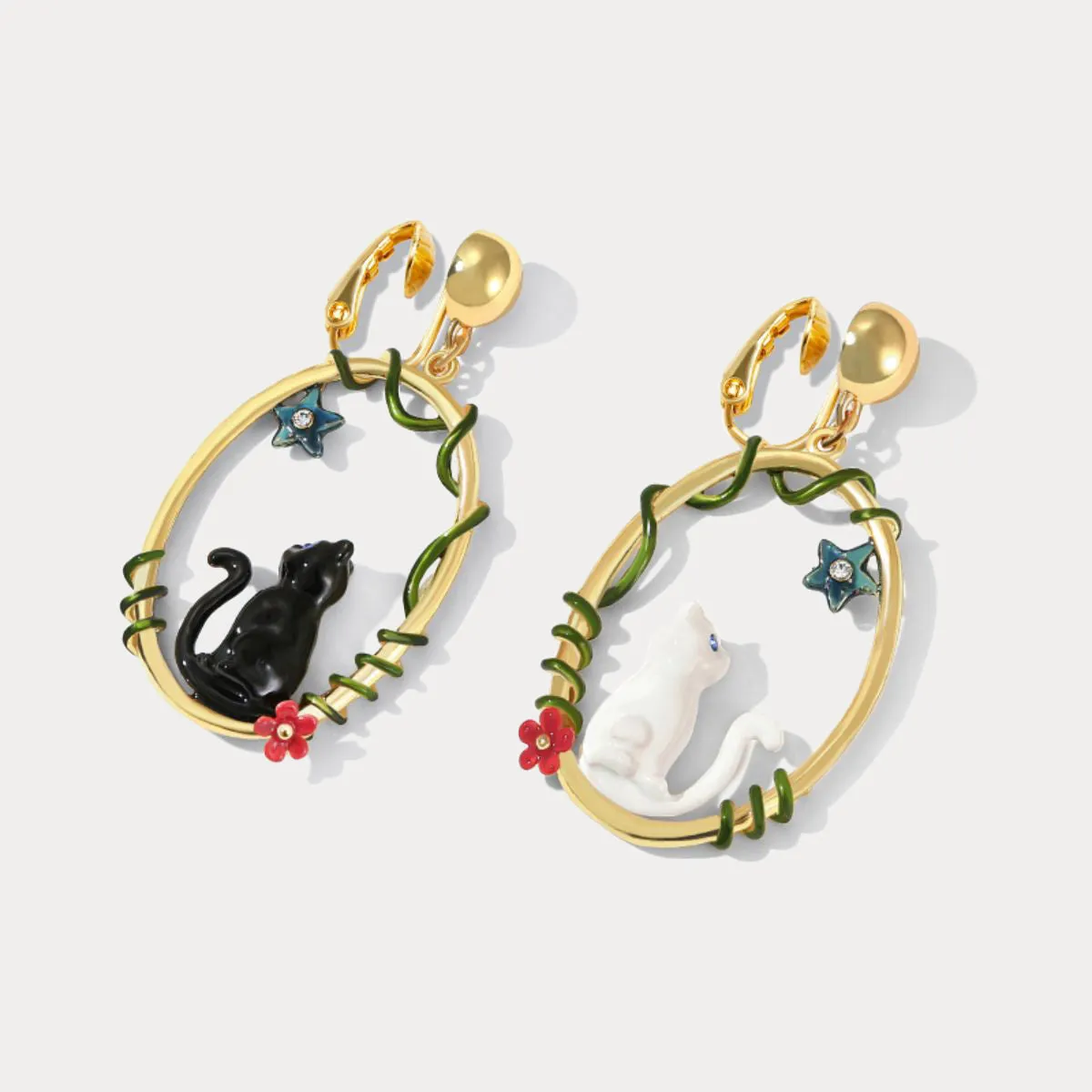 Black Cat Earrings sold by Selenichast product image thumbnail 5