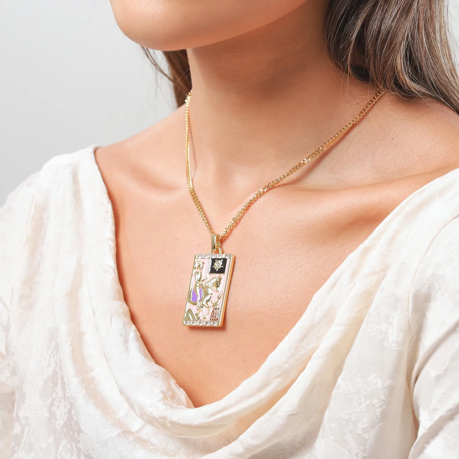 Death Tarot Card Necklace sold by Selenichast product image thumbnail 2
