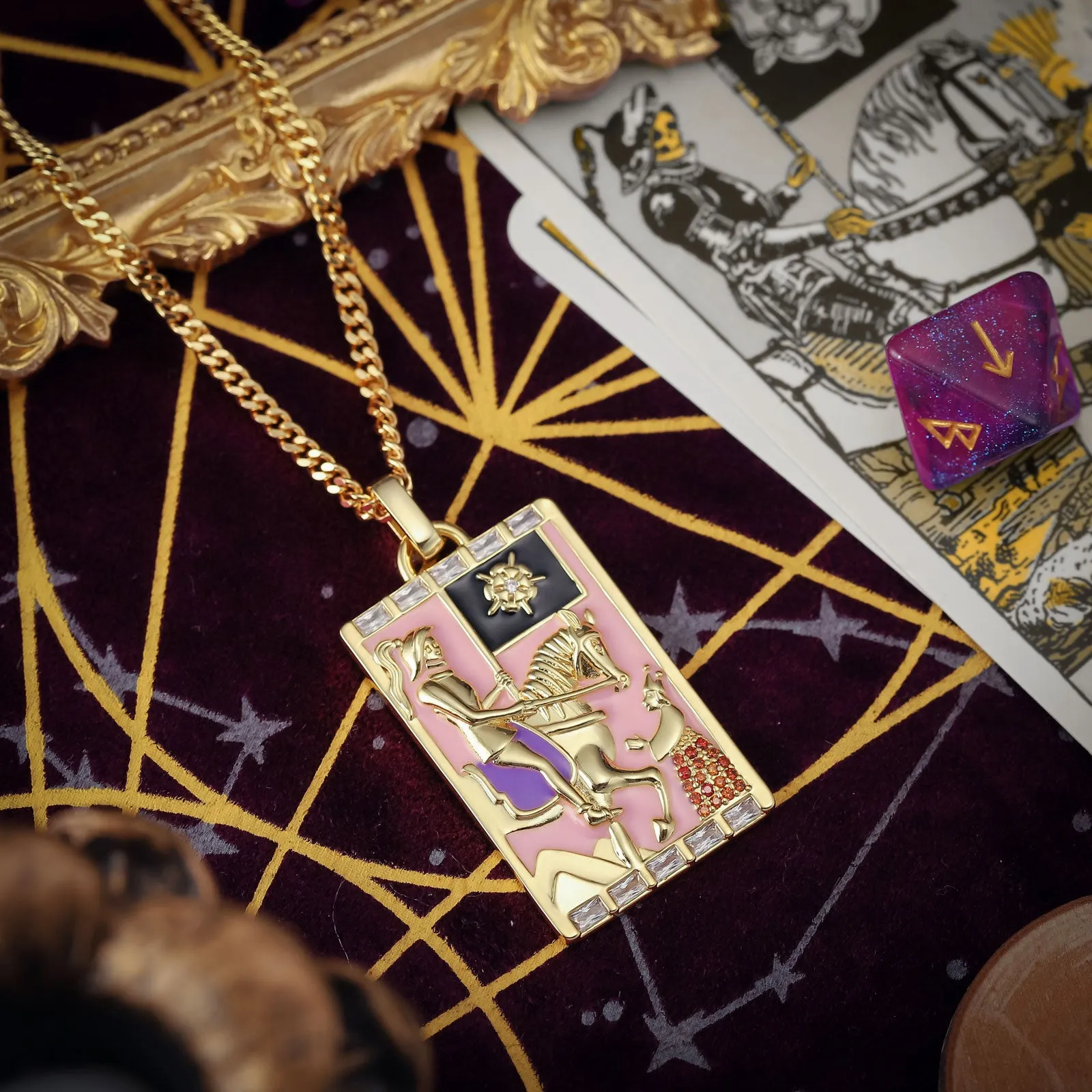 Death Tarot Card Necklace sold by Selenichast product image thumbnail 5