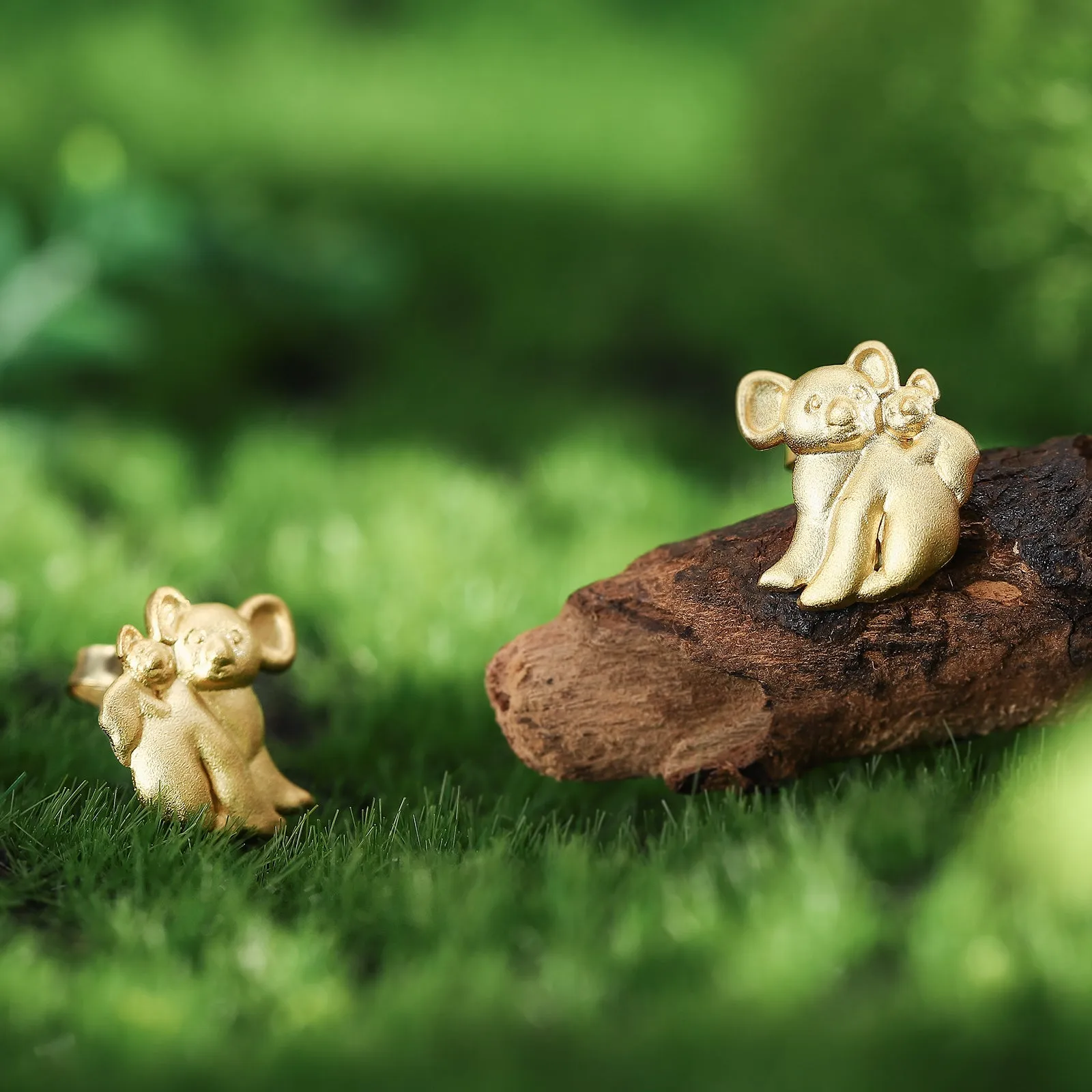 Fluffy Koala Earrings sold by Selenichast product image thumbnail 3