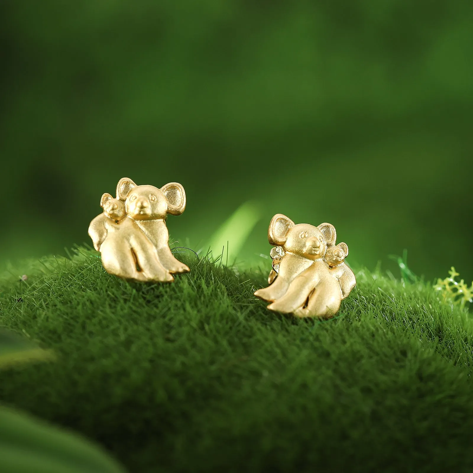 Fluffy Koala Earrings sold by Selenichast product image thumbnail 2