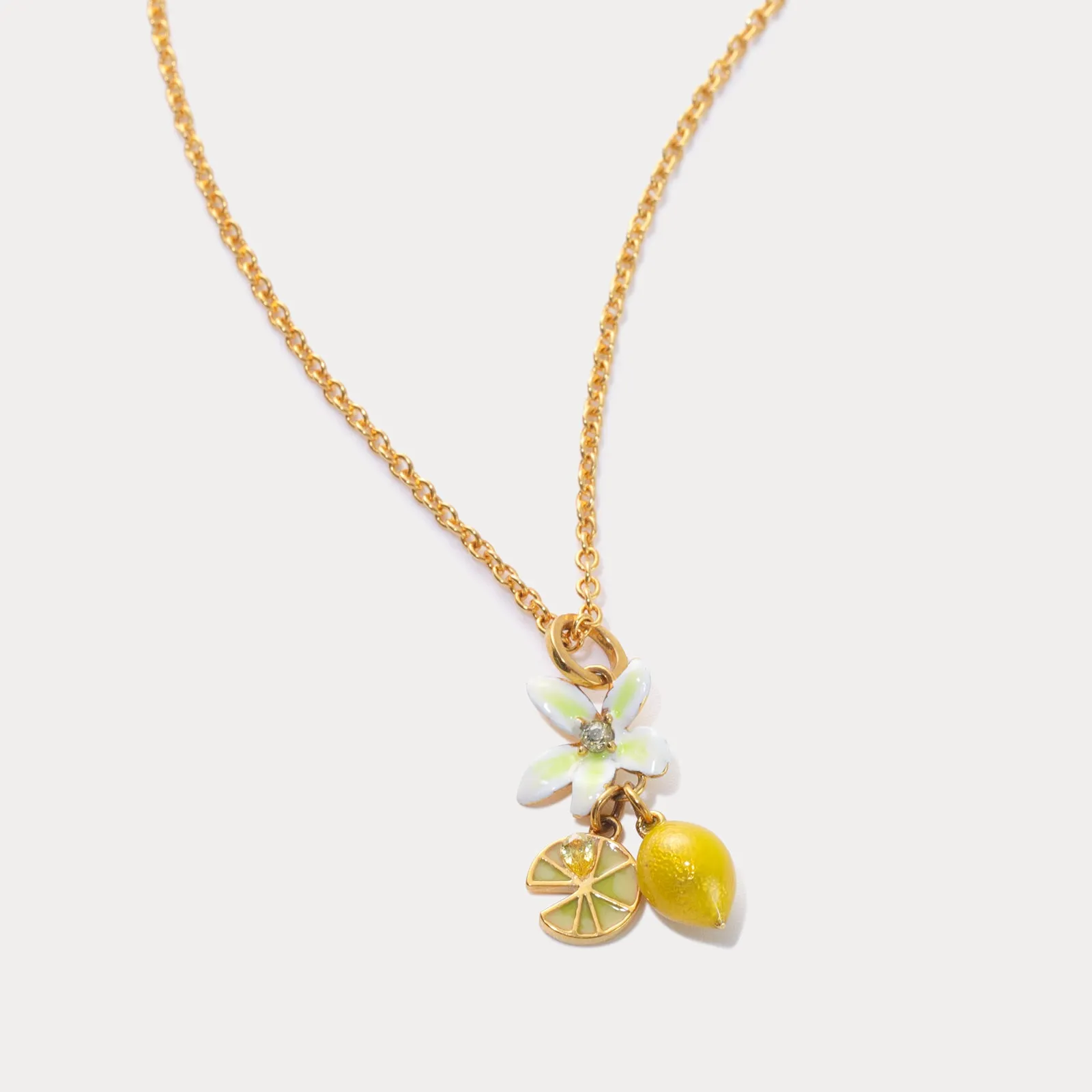 Flower Lemon Pendant Necklace sold by Selenichast product image thumbnail 4