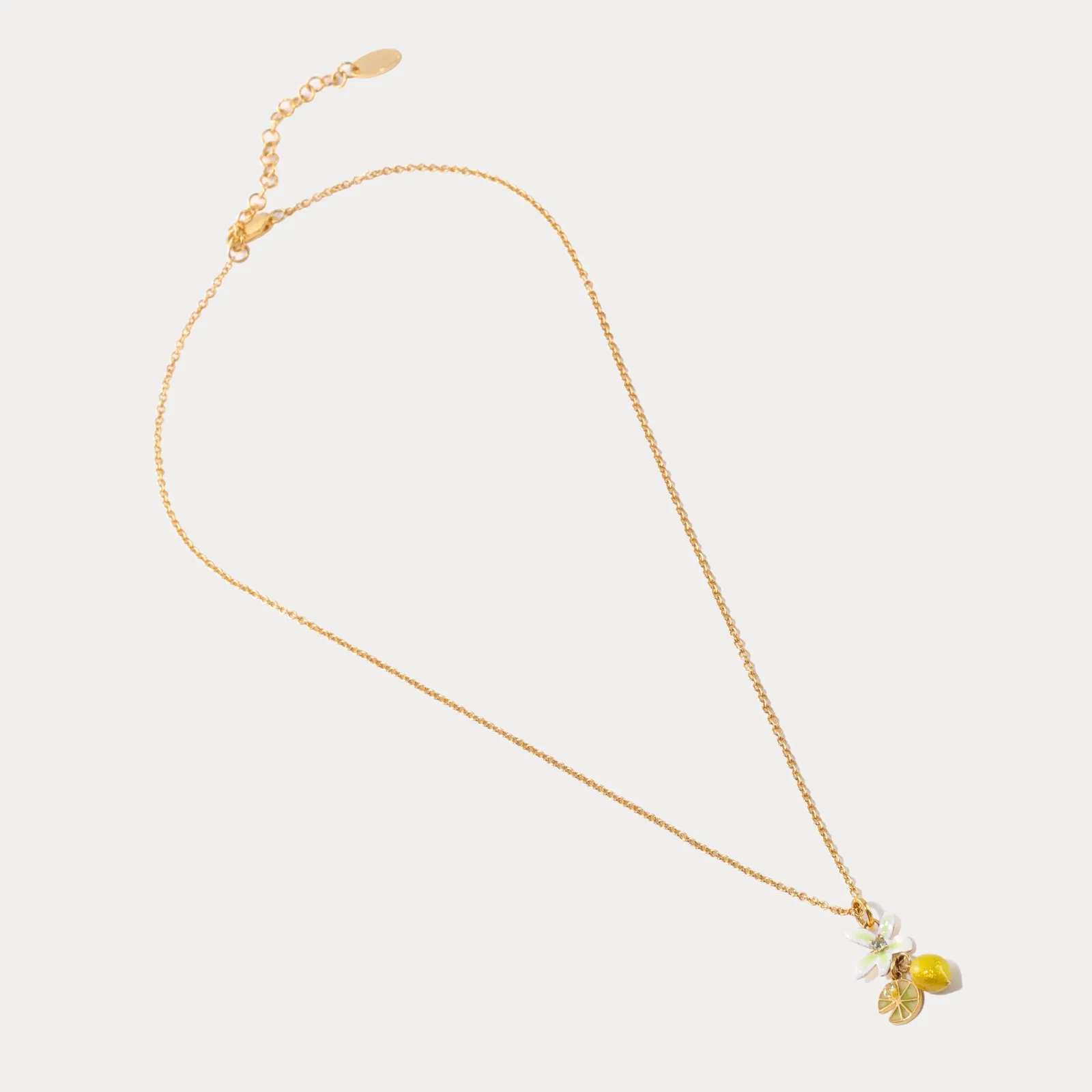Flower Lemon Pendant Necklace sold by Selenichast product image thumbnail 5