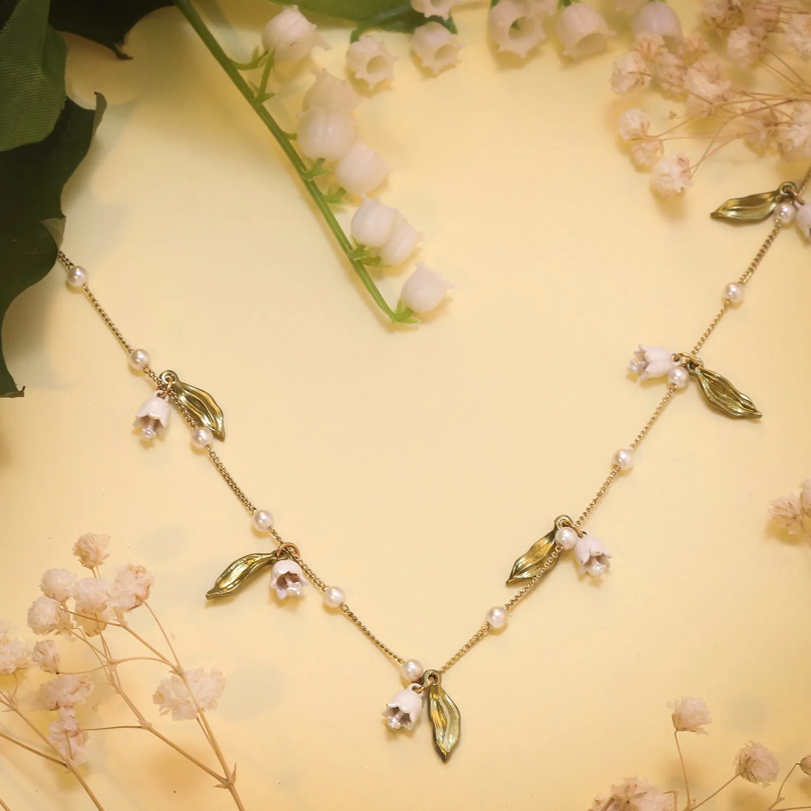 Lily Of The Valley Necklace sold by Selenichast product image thumbnail 3