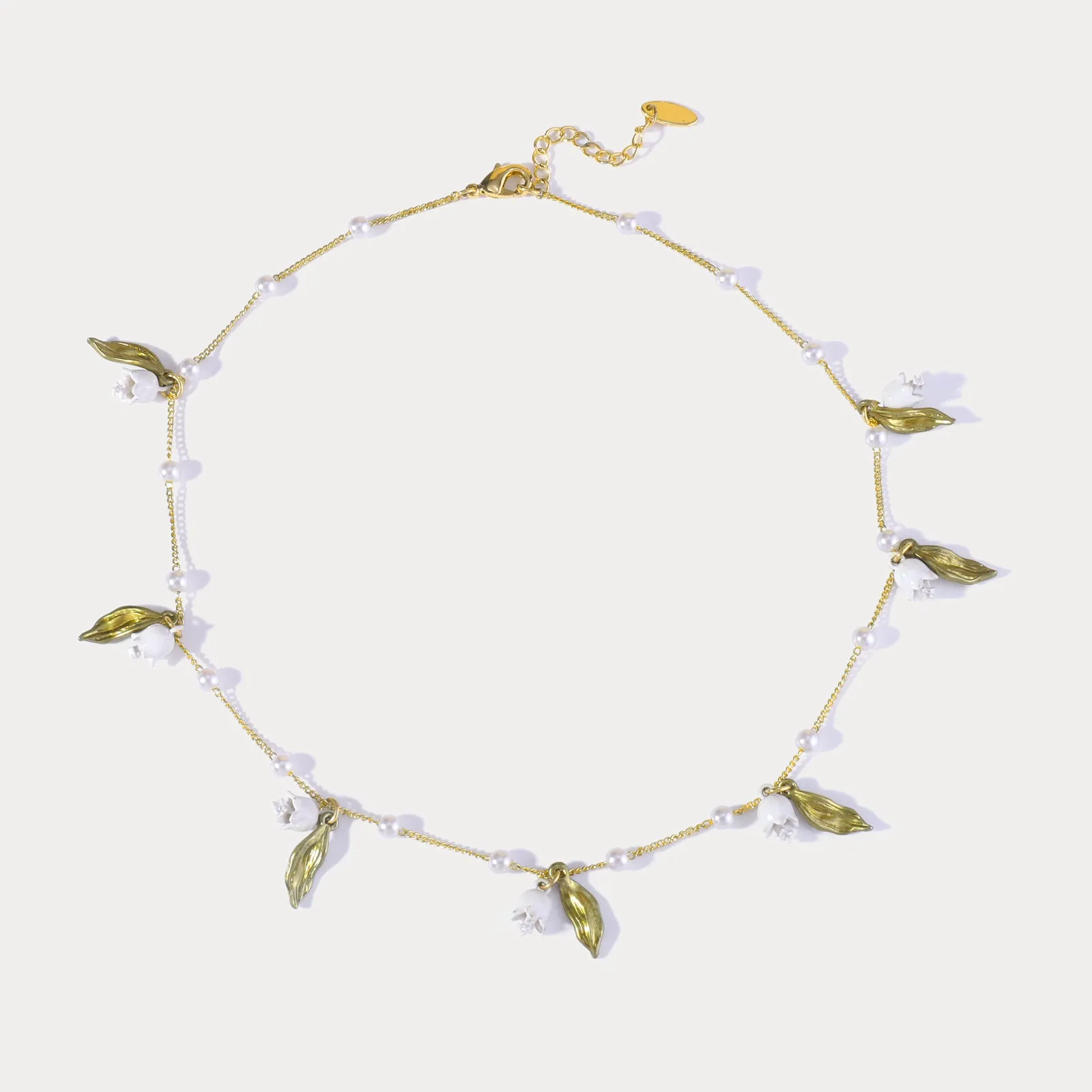 Lily Of The Valley Necklace sold by Selenichast product image thumbnail 4