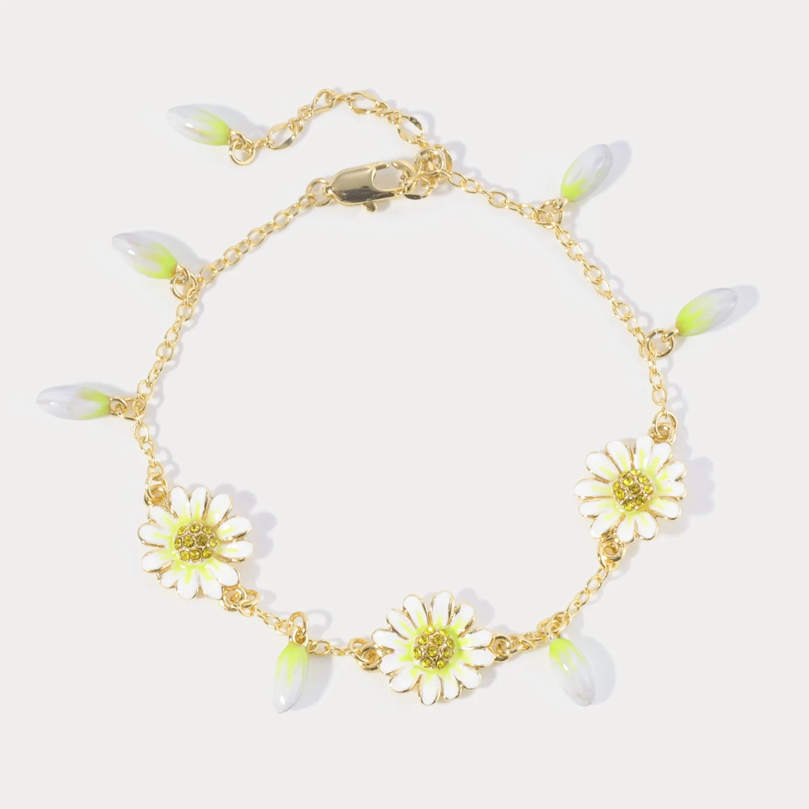 Daisy Charm Bracelet sold by Selenichast product image thumbnail 2