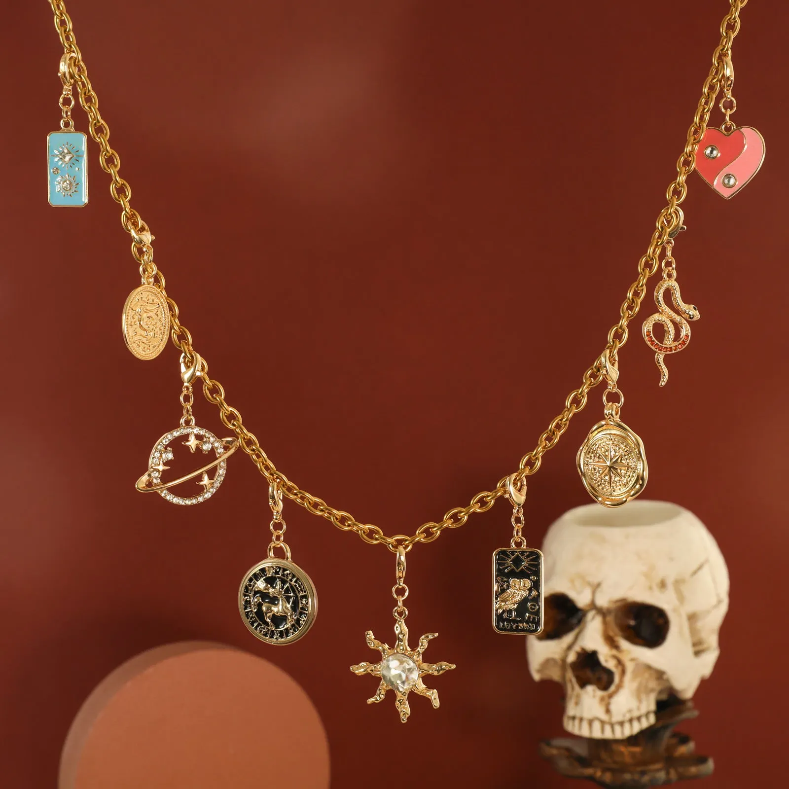 Astrology Charm Necklace sold by Selenichast product image thumbnail 2