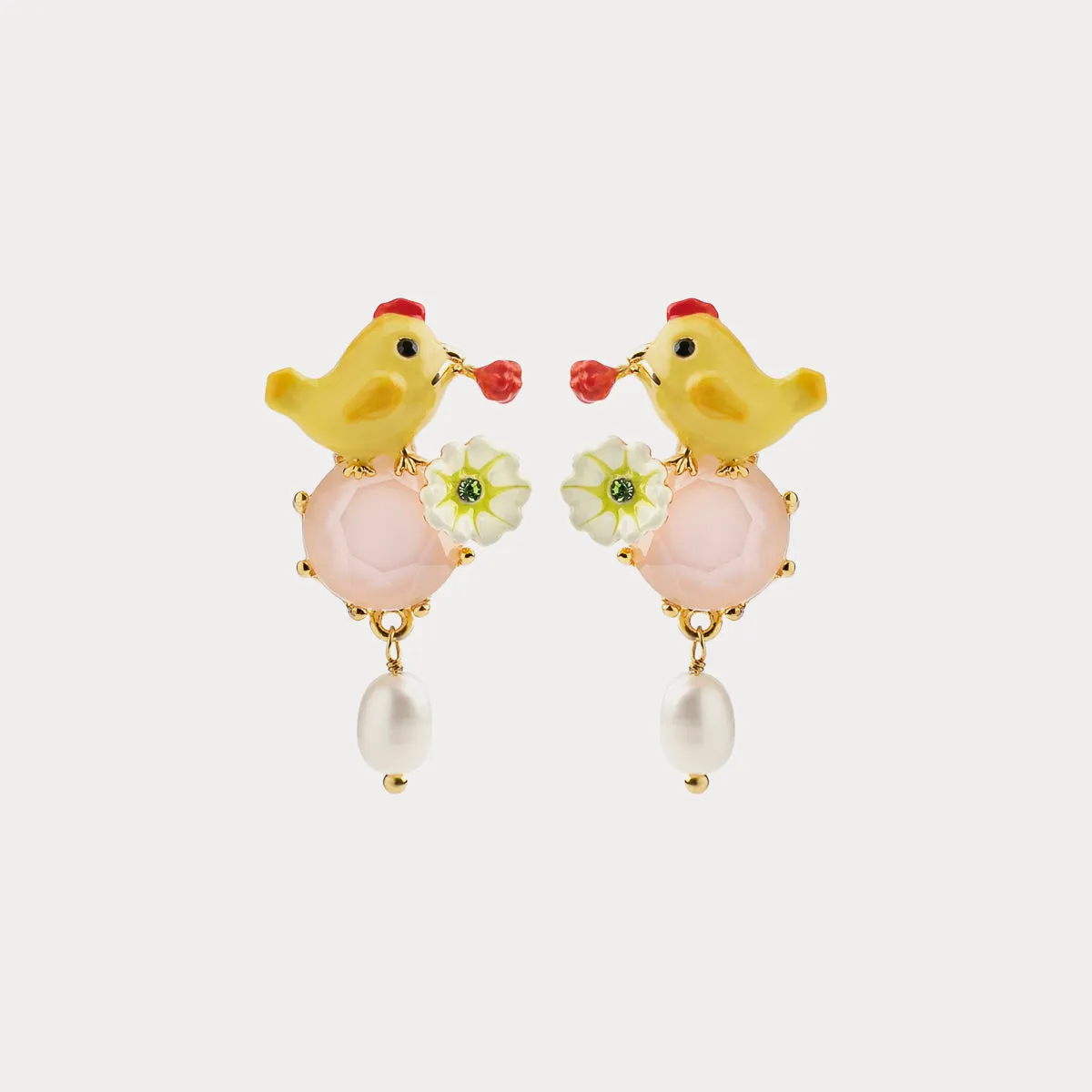 Little Chick Gemstone Earrings sold by Selenichast