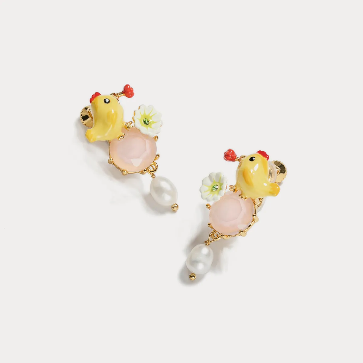 Little Chick Gemstone Earrings sold by Selenichast product image thumbnail 3