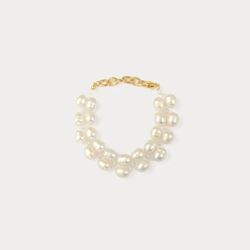 Double Strand Pearl Bracelet sold by Selenichast