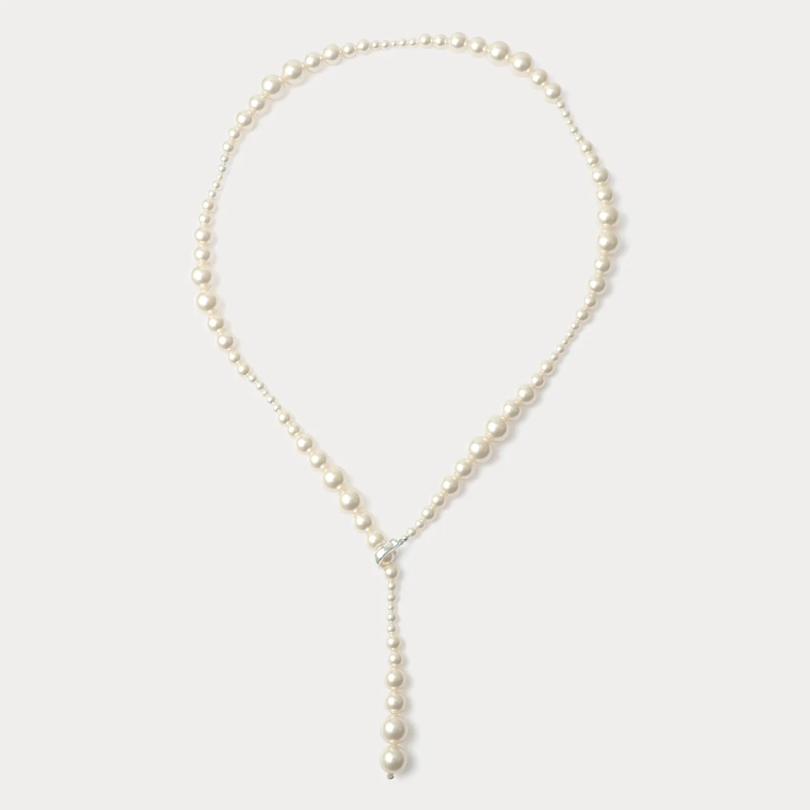 Pearl Lariat Necklace sold by Selenichast product image thumbnail 5