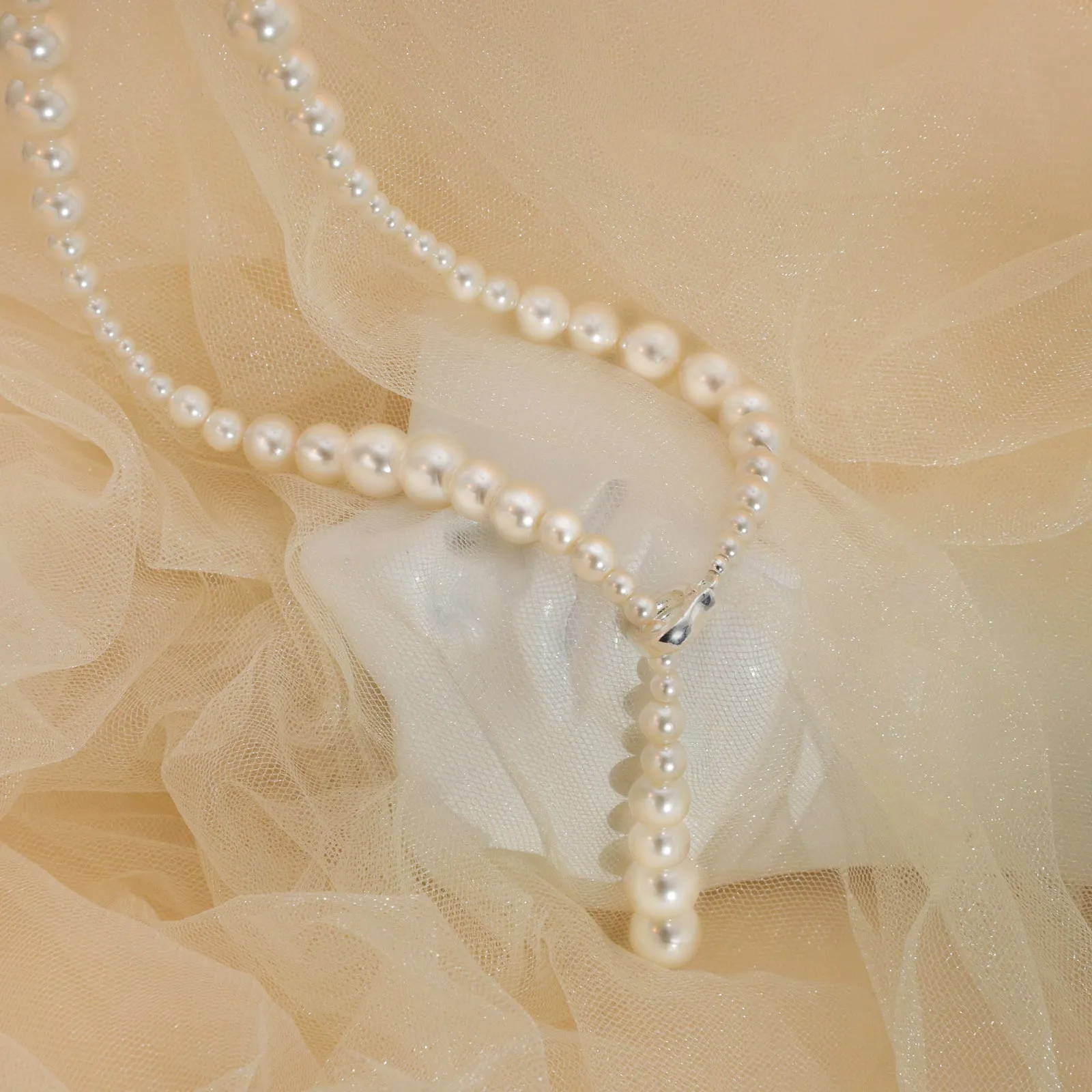Pearl Lariat Necklace sold by Selenichast product image thumbnail 2