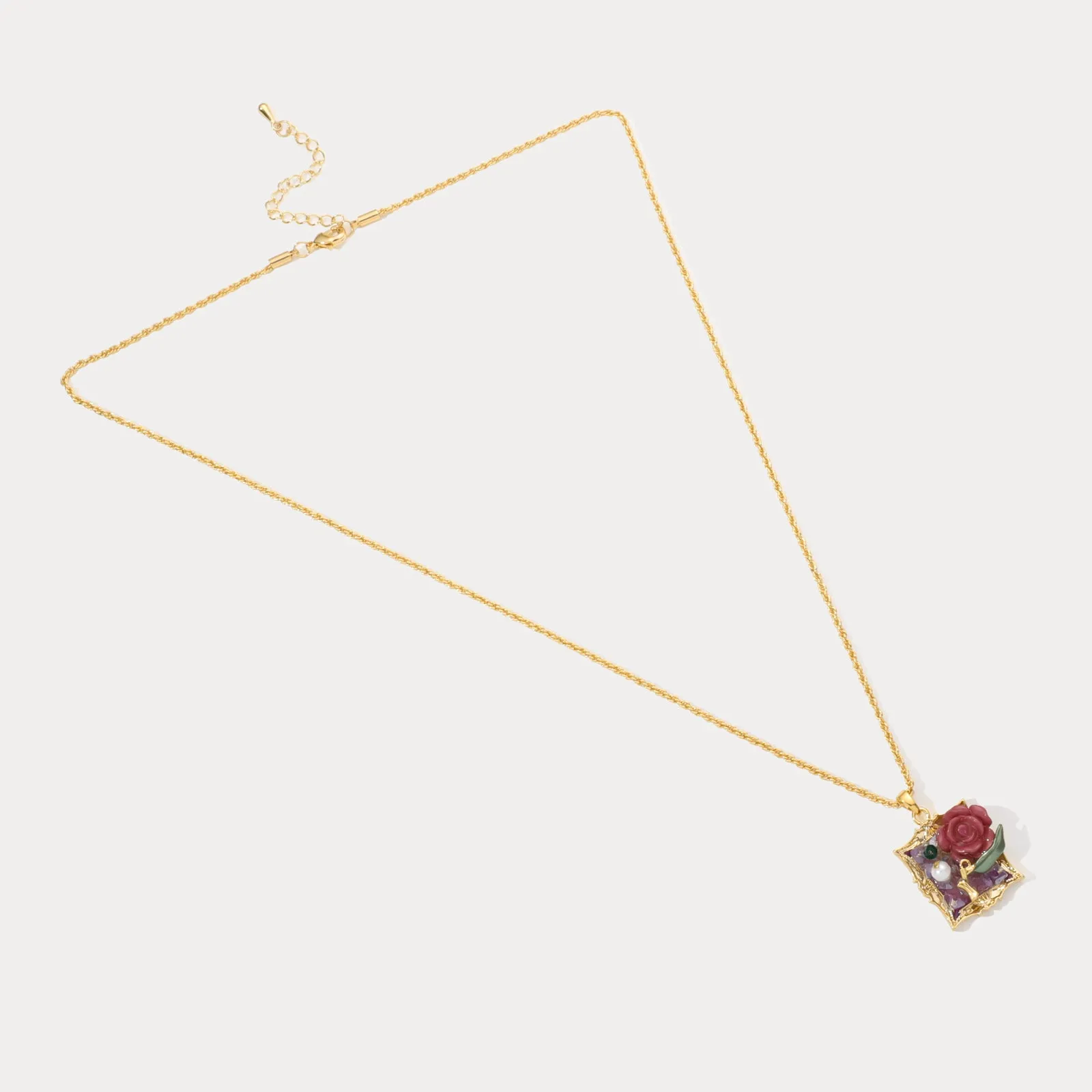 Rose Pendant Necklace sold by Selenichast product image thumbnail 3