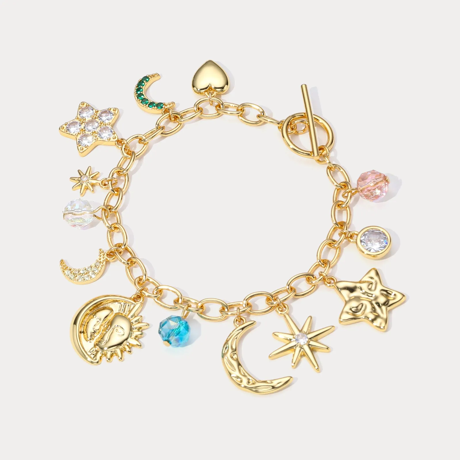 Moon Star Charm Bracelet sold by Selenichast product image thumbnail 5