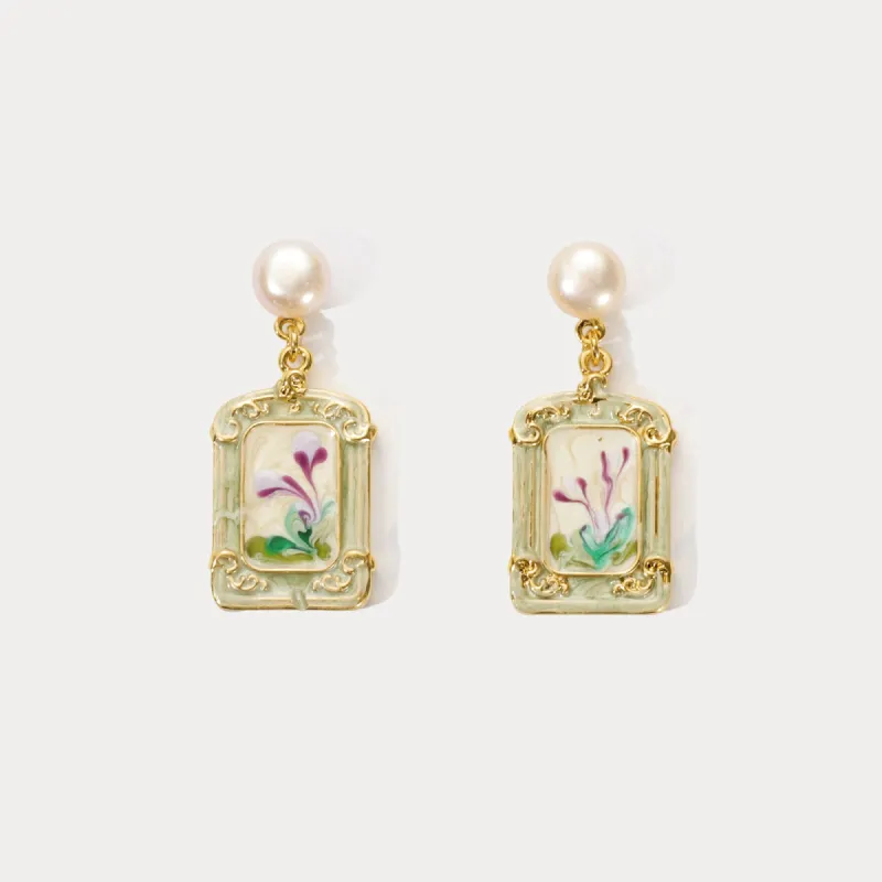 Iris Dangling Earrings sold by Selenichast