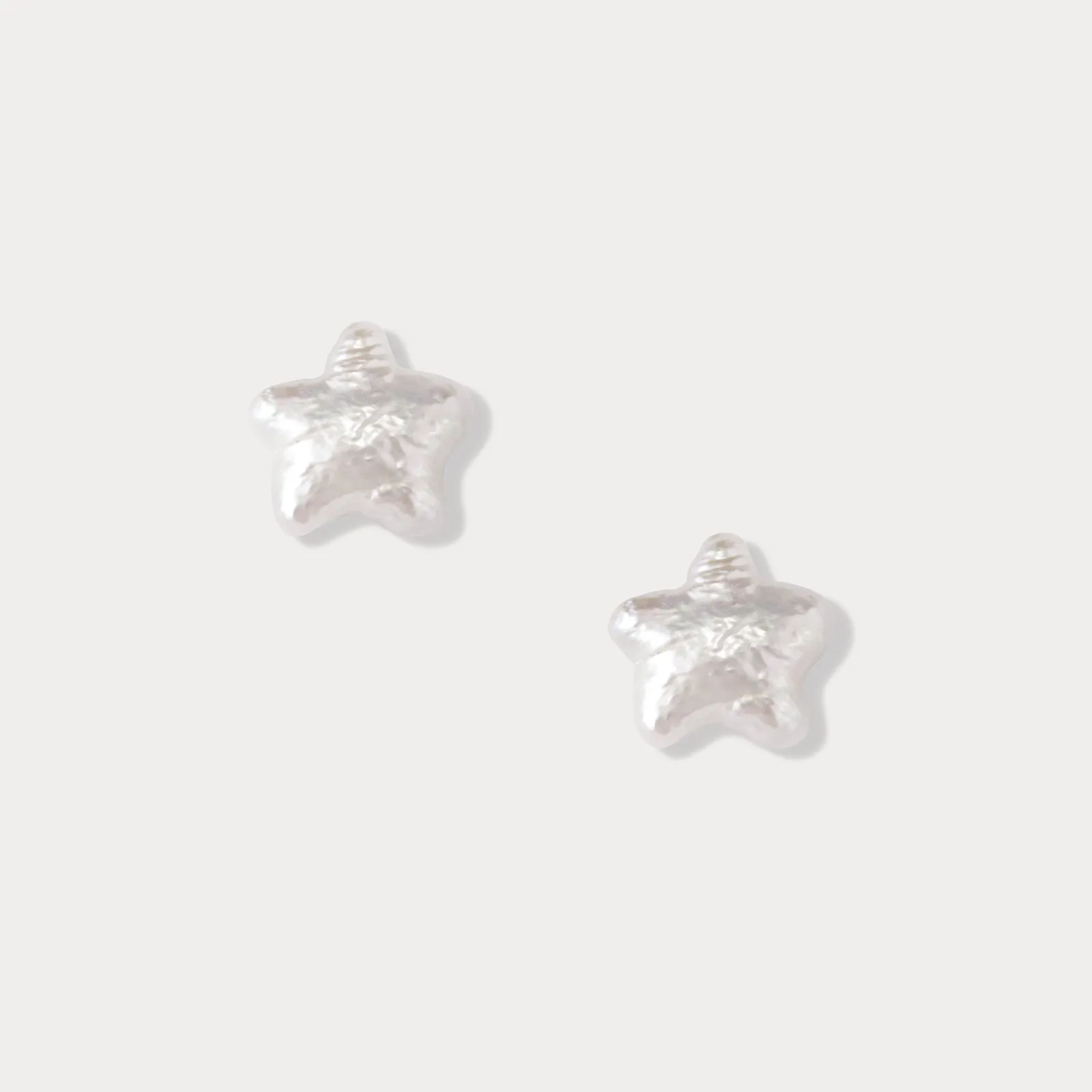 Pearl Star Stud Earrings sold by Selenichast