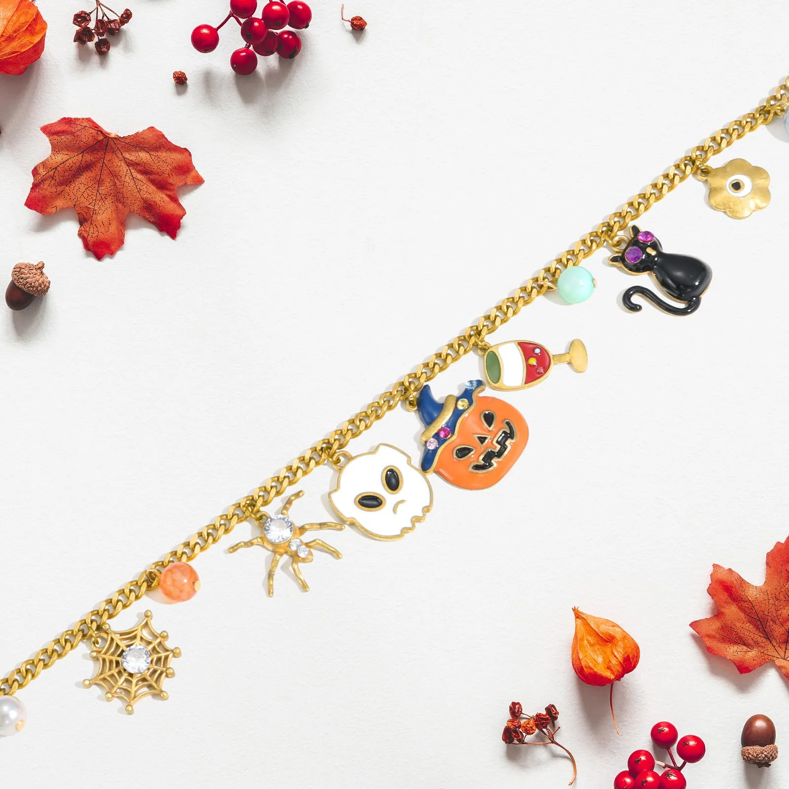 Halloween Charm Bracelet sold by Selenichast product image thumbnail 3