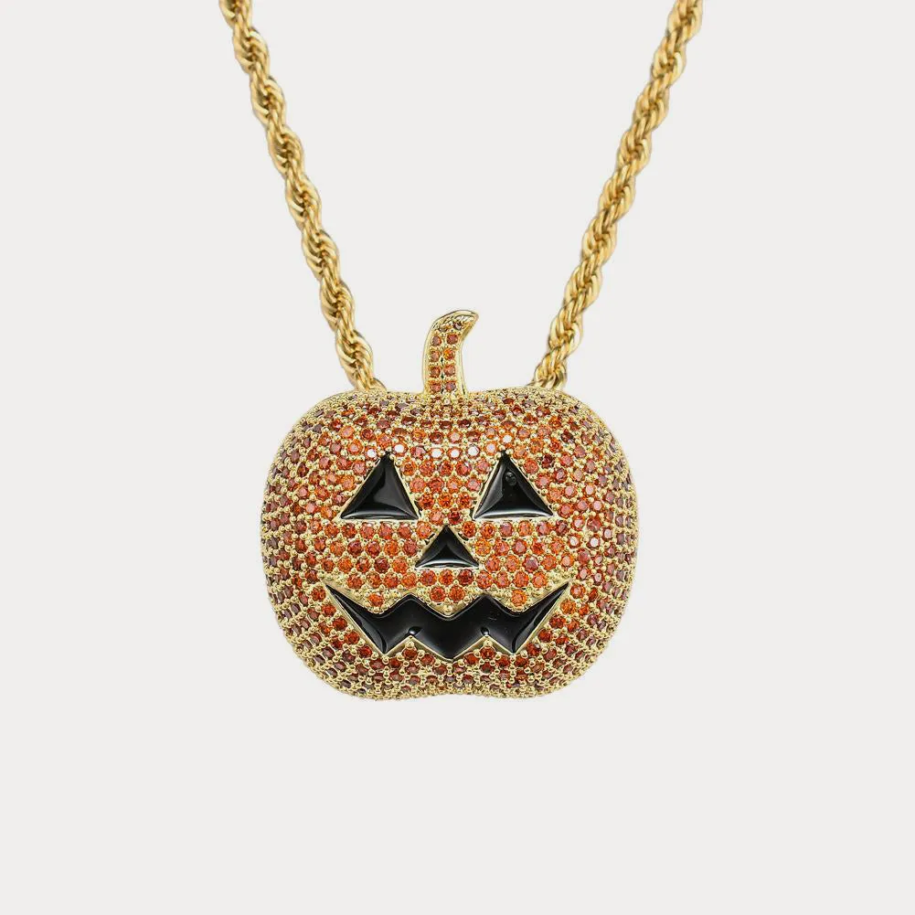 Halloween Pumpkin Necklace sold by Selenichast