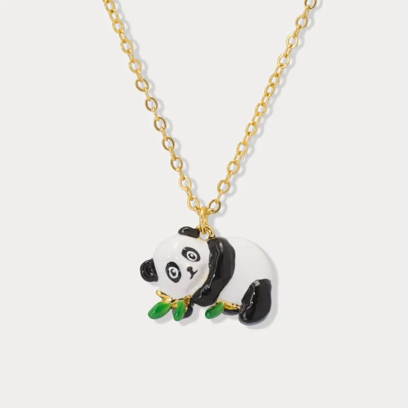 Panda Necklace sold by Selenichast