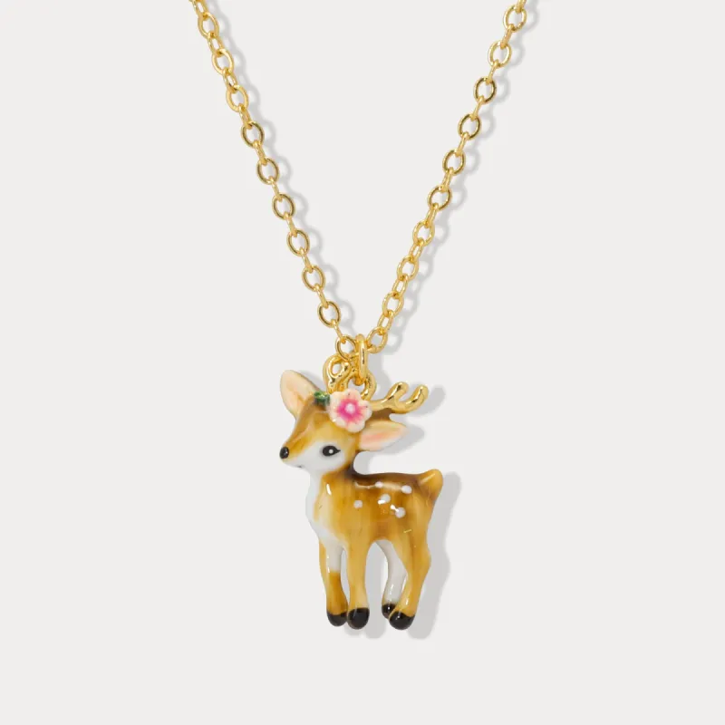 Deer Necklace sold by Selenichast