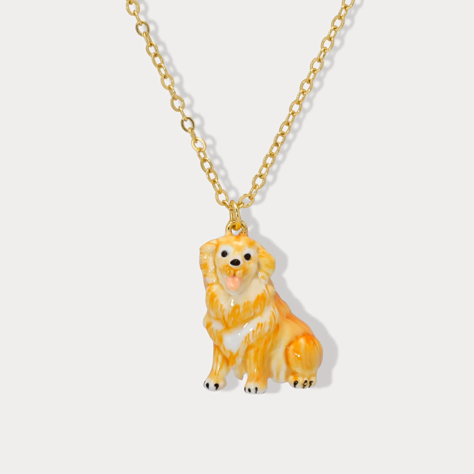 Golden Retriever Necklace sold by Selenichast
