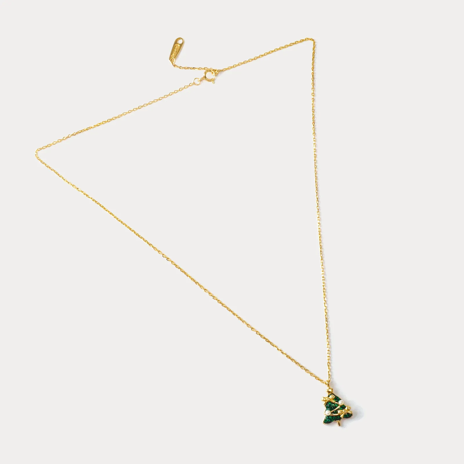 Christmas Tree Bow Necklace sold by Selenichast product image thumbnail 4