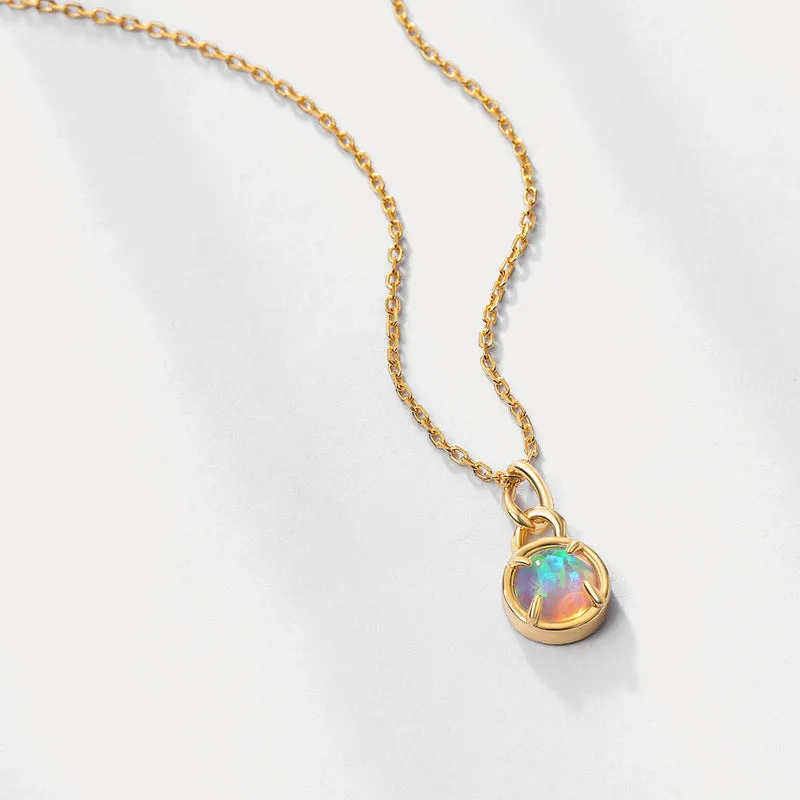 Opal Pendant Necklace sold by Selenichast product image thumbnail 3