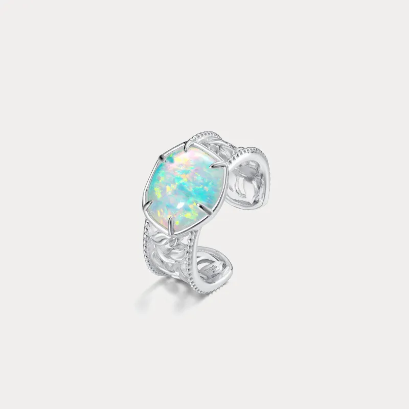 Silver Opal Ring sold by Selenichast