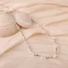 Silver Pearl Necklace sold by Selenichast