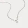Silver Pearl Pendant Necklace sold by Selenichast