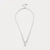 Silver Pearl Pendant Necklace sold by Selenichast