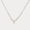 Silver Pearl Pendant Necklace sold by Selenichast