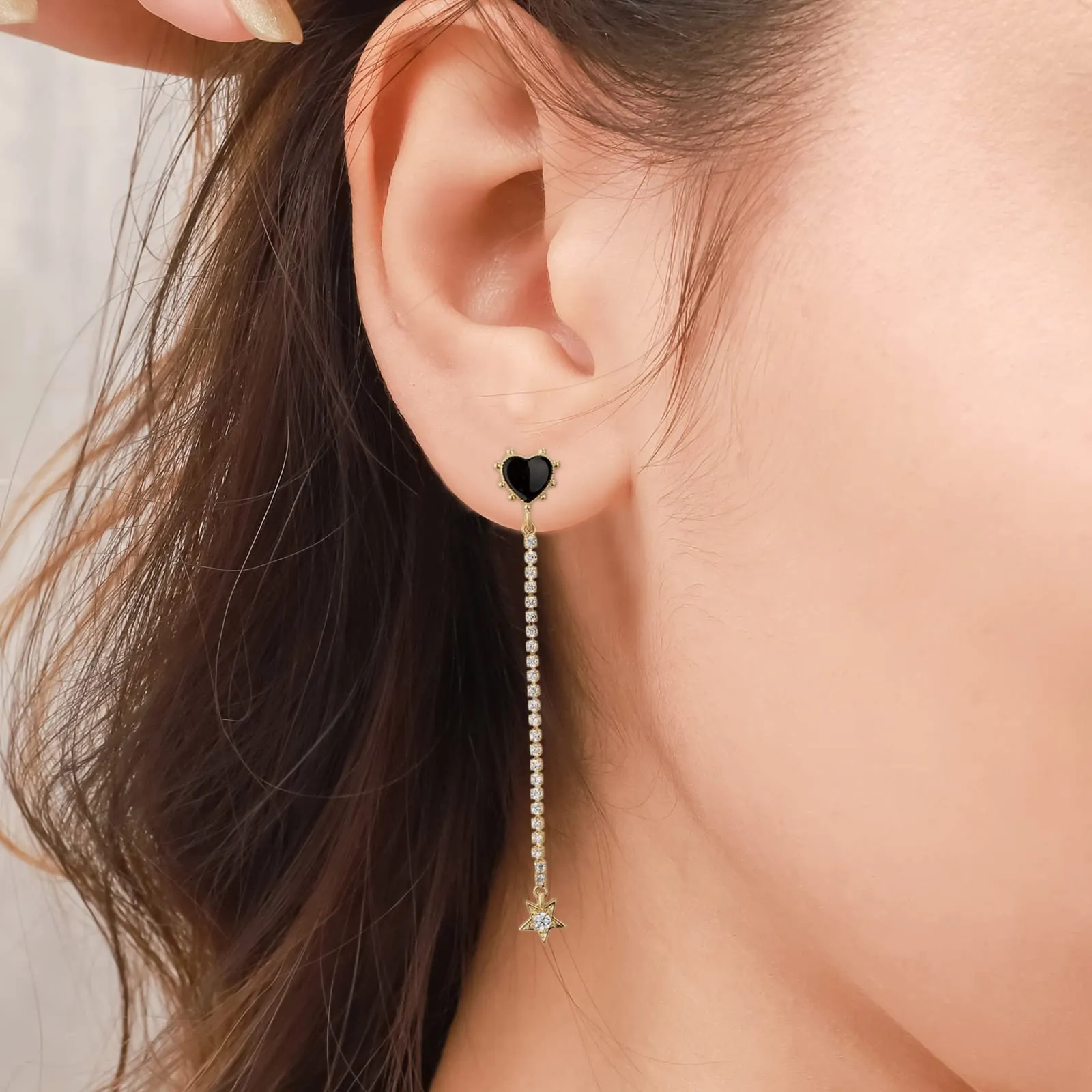 Devil Eye Diamond Earrings sold by Selenichast product image thumbnail 3