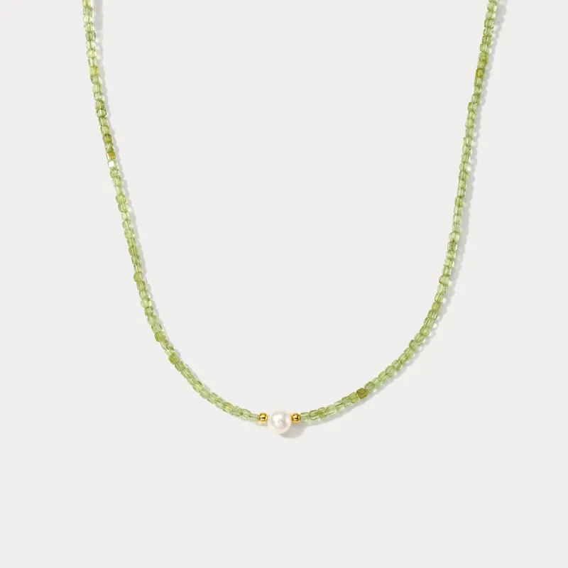 Pearl Seed Beads Necklace sold by Selenichast