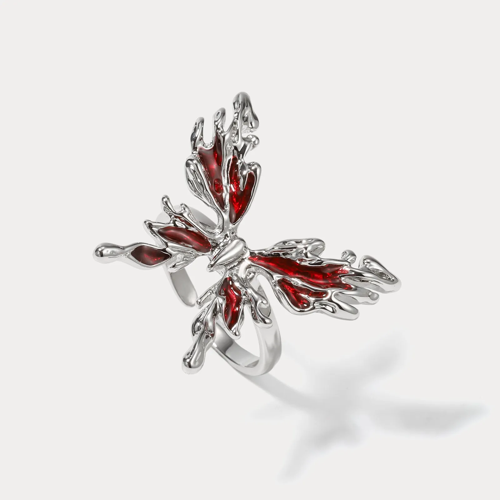 Ruby Butterfly Ring sold by Selenichast product image thumbnail 5