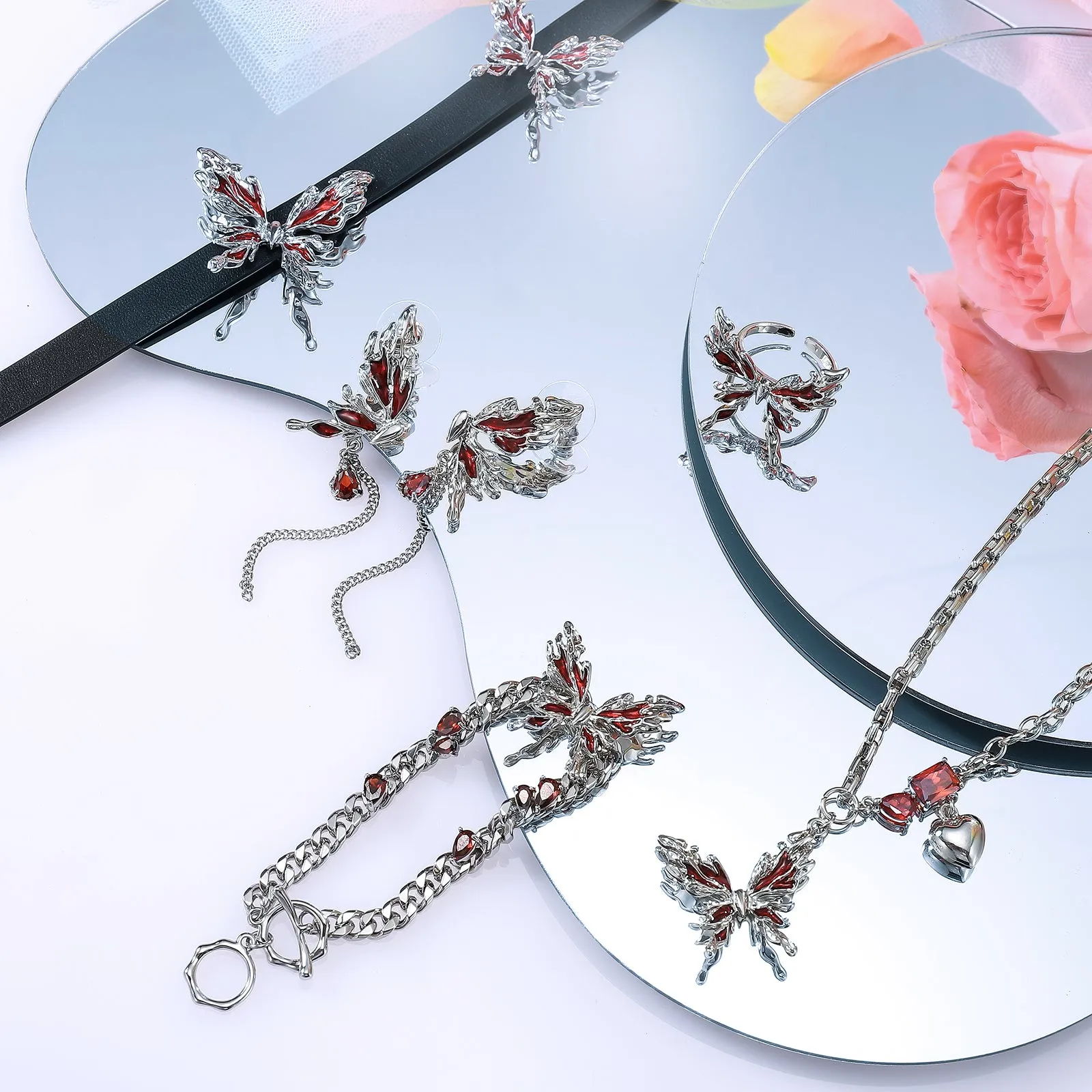 Ruby Butterfly Choker sold by Selenichast product image thumbnail 3