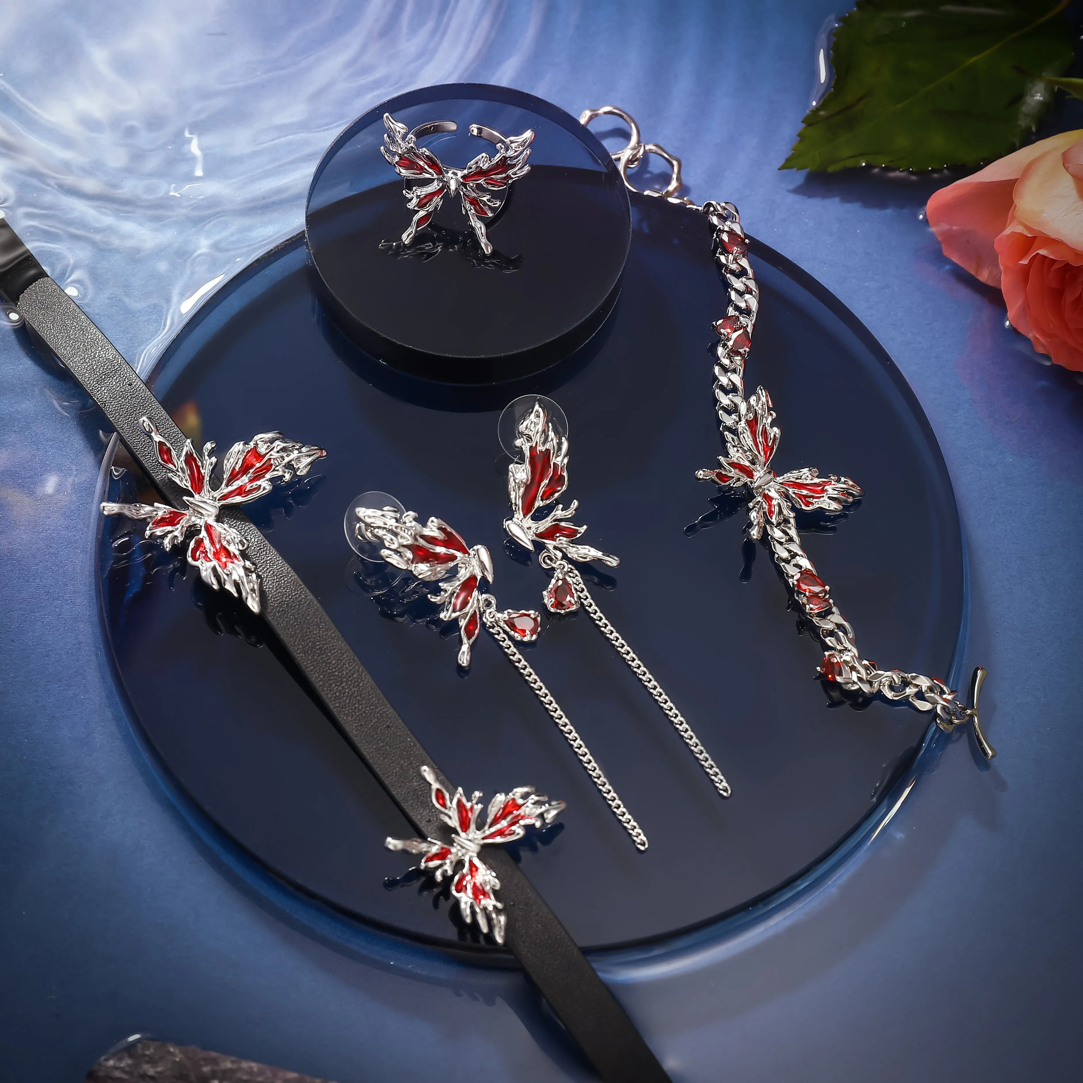 Ruby Butterfly Choker sold by Selenichast product image thumbnail 2