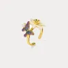 Daffodils & Butterfly Ring sold by Selenichast