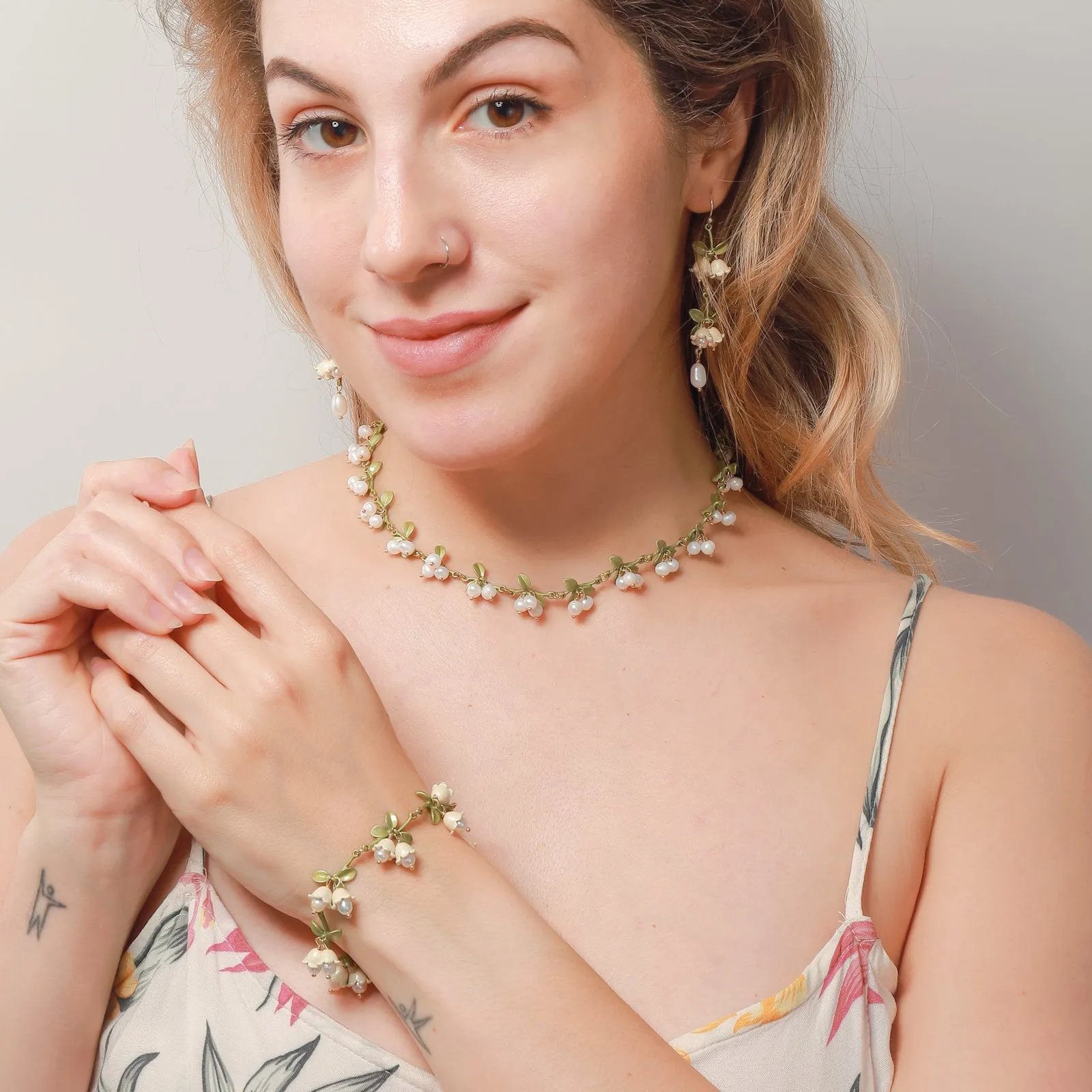 Lily Of The Valley Necklace sold by Selenichast product image thumbnail 4