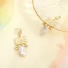 Pearl Diamond Earrings sold by Selenichast