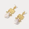 Pearl Diamond Earrings sold by Selenichast