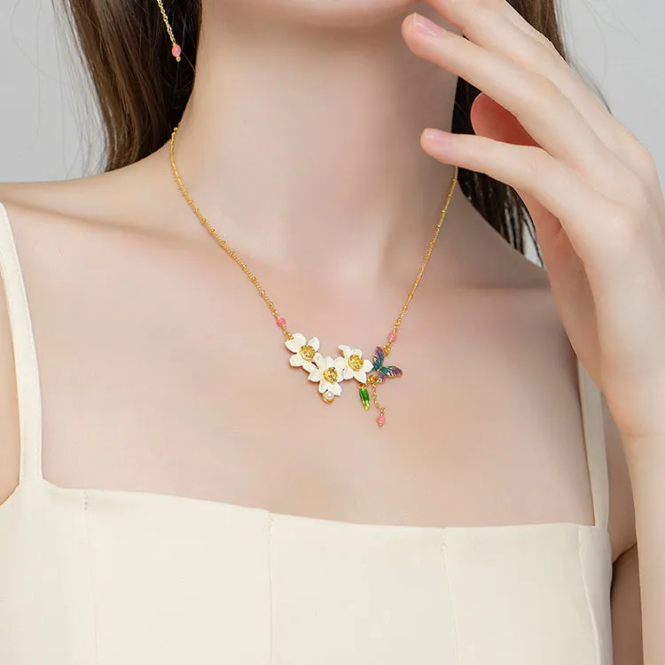 Daffodils & Butterfly Necklace sold by Selenichast product image thumbnail 2